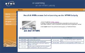 entry for the elearning plattform